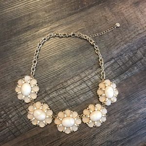 Ivory + Gold Statement Necklace